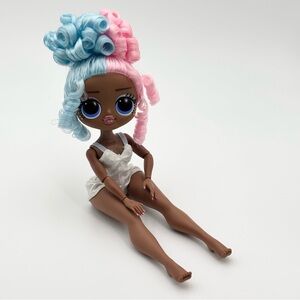LOL OMG Doll Sweets Pastel Pink,Pastel Blue Curly Hair Babydoll Dress OMG doll